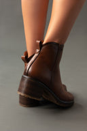Μποτάκια αστραγάλου με τακούνι - Ταμπά - thefashionproject.gr - La Coquette