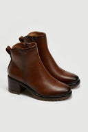 Μποτάκια αστραγάλου με τακούνι - Ταμπά - thefashionproject.gr - La Coquette