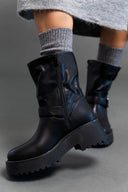 Μποτάκια biker chunky με τοκάδες - Μαύρο - thefashionproject.gr - The Fashion Project