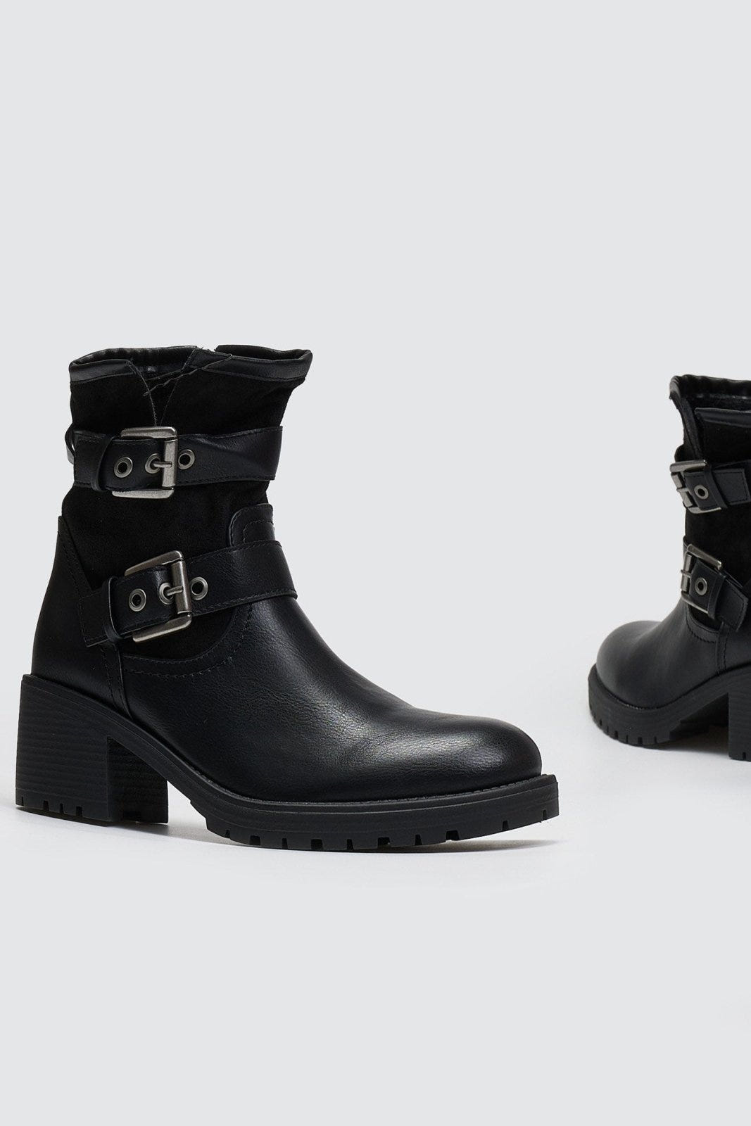 Μποτάκια biker ERYNN - Μαύρο - thefashionproject.gr - ERYNN