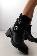 Μποτάκια biker ERYNN - Μαύρο - thefashionproject.gr - ERYNN