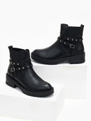 Μποτάκια biker με λάστιχο Gabi Boots 1993 - Μαύρο - thefashionproject.gr - Gabi Boots 1993