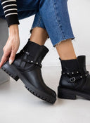 Μποτάκια biker με λάστιχο Gabi Boots 1993 - Μαύρο - thefashionproject.gr - Gabi Boots 1993