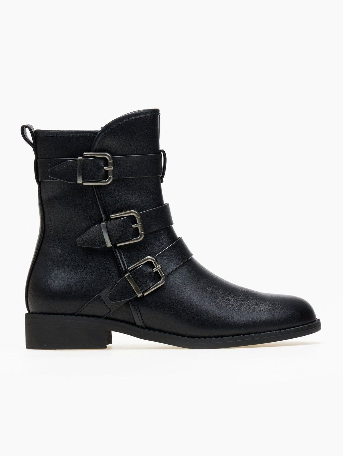 Μποτάκια biker με τοκάδες Gabi Boots 1993 - Μαύρο - thefashionproject.gr - Gabi Boots 1993