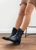 Μποτάκια biker με τοκάδες Gabi Boots 1993 - Μαύρο - thefashionproject.gr - Gabi Boots 1993