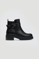 Μποτάκια biker με ζωνάκι ERYNN - Μαύρο - thefashionproject.gr - ERYNN
