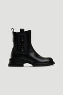 Μποτάκια chelsea με αγκράφα - Μαύρο - thefashionproject.gr - La Coquette