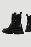 Μποτάκια chelsea με αγκράφα - Μαύρο - thefashionproject.gr - La Coquette