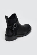 Μποτάκια chelsea με κρίκο ERYNN - Μαύρο - thefashionproject.gr - ERYNN