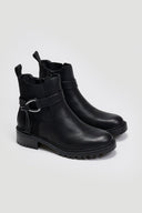 Μποτάκια chelsea με κρίκο ERYNN - Μαύρο - thefashionproject.gr - ERYNN