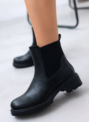 Μποτάκια chelsea με λάστιχο ERYNN - Μαύρο - thefashionproject.gr - ERYNN