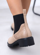 Μποτάκια chelsea με λάστιχο ERYNN - Μπεζ - thefashionproject.gr - ERYNN