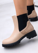 Μποτάκια chelsea με λάστιχο ERYNN - Μπεζ - thefashionproject.gr - ERYNN