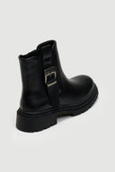 Μποτάκια chelsea με λάστιχο και τοκά ERYNN - Μαύρο - thefashionproject.gr - ERYNN