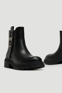 Μποτάκια chelsea με λάστιχο και τοκά ERYNN - Μαύρο - thefashionproject.gr - ERYNN