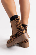 Μποτάκια chelsea με λάστιχο - Leopard - thefashionproject.gr - MARQUIIZ