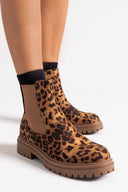 Μποτάκια chelsea με λάστιχο - Leopard - thefashionproject.gr - MARQUIIZ