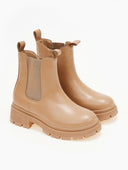 Μποτάκια chelsea με λάστιχο - Τάουπε - thefashionproject.gr - The Fashion Project