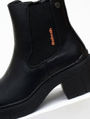 Μποτάκια chelsea με τακούνι Refresh 170997 - Μαύρο - thefashionproject.gr - Refresh