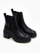 Μποτάκια chelsea με τακούνι Refresh 170997 - Μαύρο - thefashionproject.gr - Refresh