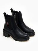 Μποτάκια chelsea με τακούνι Refresh 170997 - Μαύρο - thefashionproject.gr - Refresh