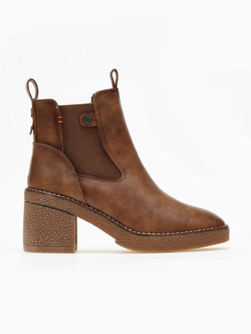 Μποτάκια chelsea με τακούνι Refresh 172008 - Τάουπε - thefashionproject.gr - Refresh