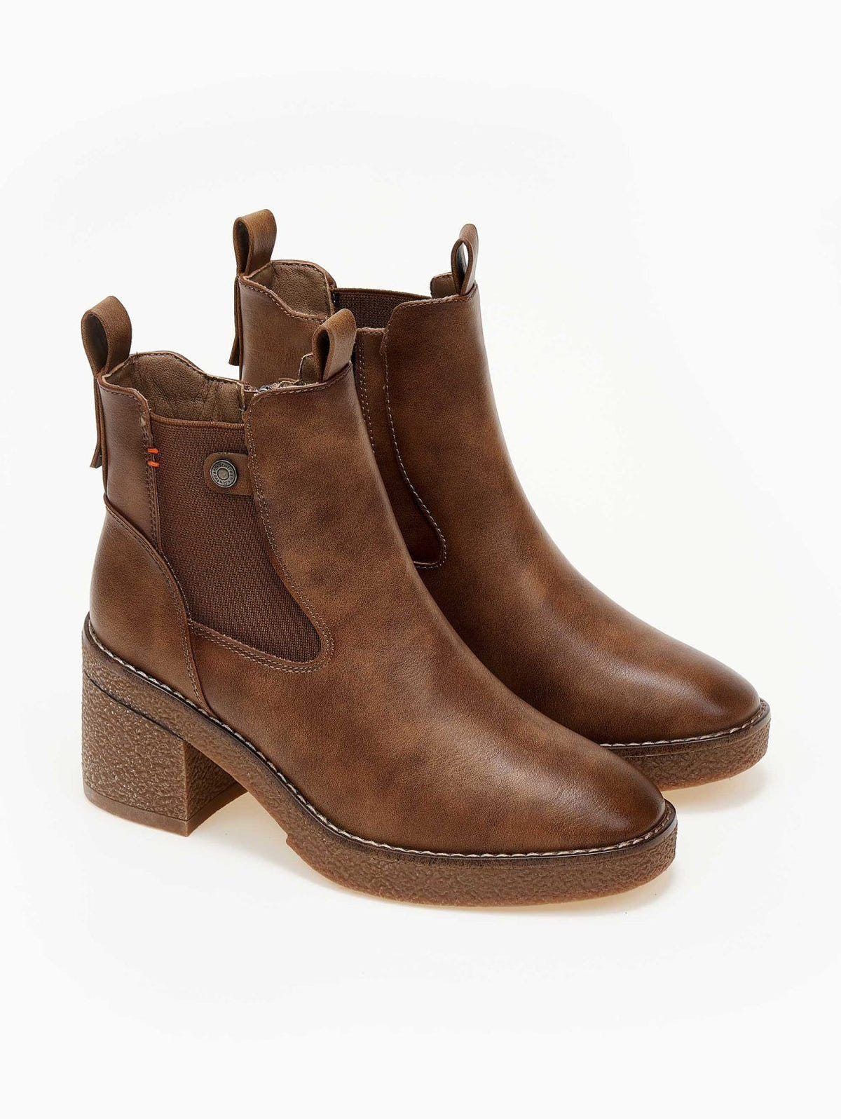 Μποτάκια chelsea με τακούνι Refresh 172008 - Τάουπε - thefashionproject.gr - Refresh