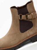 Μποτάκια chelsea με ζωνάκι - Τάουπε - thefashionproject.gr - The Fashion Project