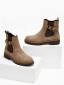 Μποτάκια chelsea με ζωνάκι - Τάουπε - thefashionproject.gr - The Fashion Project