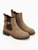 Μποτάκια chelsea με ζωνάκι - Τάουπε - thefashionproject.gr - The Fashion Project