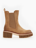 Μποτάκια chelsea suede με chunky σόλα ERYNN