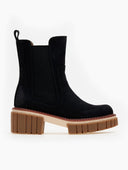 Μποτάκια chelsea suede με chunky σόλα ERYNN - Μαύρο - thefashionproject.gr - ERYNN