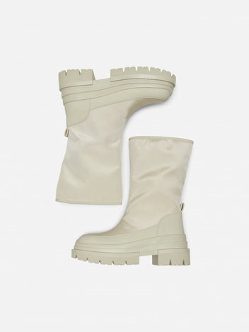 Μποτάκια chunky υφασμάτινα ONLY 15329820 - Ζαχαρί - thefashionproject.gr - ONLY