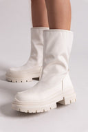 Μποτάκια chunky υφασμάτινα ONLY 15329820 - Ζαχαρί - thefashionproject.gr - ONLY