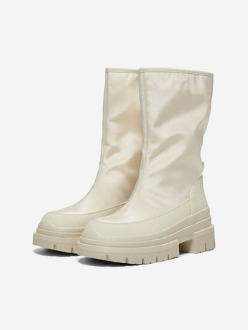 Μποτάκια chunky υφασμάτινα ONLY 15329820 - Ζαχαρί - thefashionproject.gr - ONLY