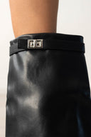 Μποτάκια cowboy με εφέ γκέτας ERYNN - Μαύρο - thefashionproject.gr - ERYNN