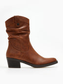Μποτάκια cowboy με σούρα Refresh 171411 - Κάμελ - thefashionproject.gr - Refresh