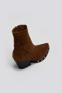 Μποτάκια cowboy suede με τρουκς CORINA - Ταμπά - thefashionproject.gr - CORINA