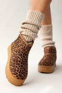 Μποτάκια κοντά με animal print και συνθετική γούνα ERYNN - Leopard - thefashionproject.gr - ERYNN