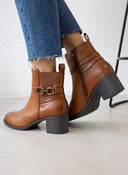 Μποτάκια με αγκράφα - Ταμπά - thefashionproject.gr - The Fashion Project