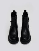 Μποτάκια με μεταλλικό σχέδιο ERYNN - Μαύρο - thefashionproject.gr - ERYNN