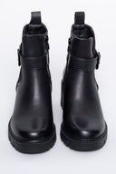 Μποτάκια με μεταλλικό τοκά - Μαύρο - thefashionproject.gr - The Fashion Project
