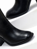 Μποτάκια με τακούνι ERYNN - Μαύρο - thefashionproject.gr - ERYNN