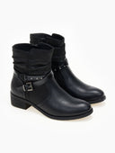 Μποτάκια με χιαστί ζωνάκι Gabi Boots 1993 - Μαύρο - thefashionproject.gr - Gabi Boots 1993