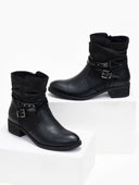 Μποτάκια με χιαστί ζωνάκι Gabi Boots 1993 - Μαύρο - thefashionproject.gr - Gabi Boots 1993