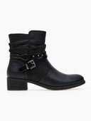 Μποτάκια με χιαστί ζωνάκι Gabi Boots 1993 - Μαύρο - thefashionproject.gr - Gabi Boots 1993