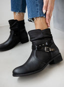 Μποτάκια με χιαστί ζωνάκι Gabi Boots 1993 - Μαύρο - thefashionproject.gr - Gabi Boots 1993