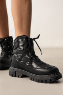 Μποτάκια puffer χιονιού - Μαύρο - thefashionproject.gr - AC DIS