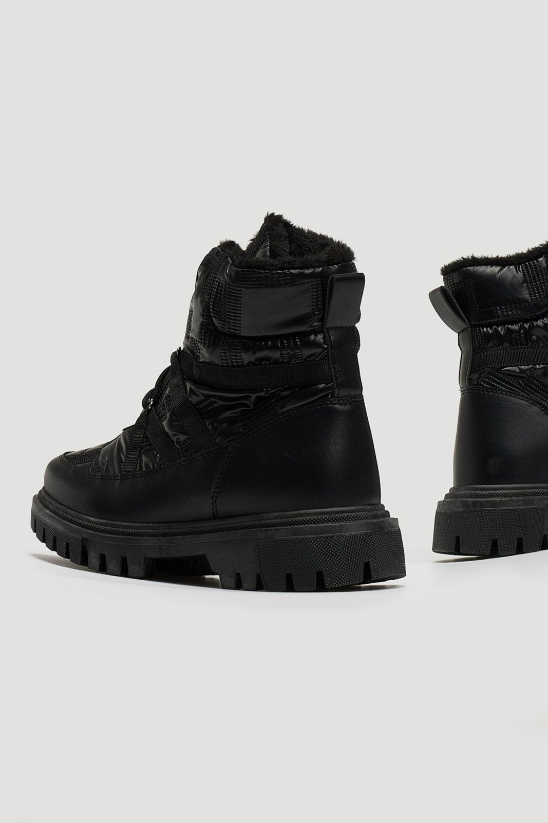 Puffer Snow Boots - Black – thefashionproject.gr