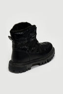 Μποτάκια puffer χιονιού - Μαύρο - thefashionproject.gr - AC DIS